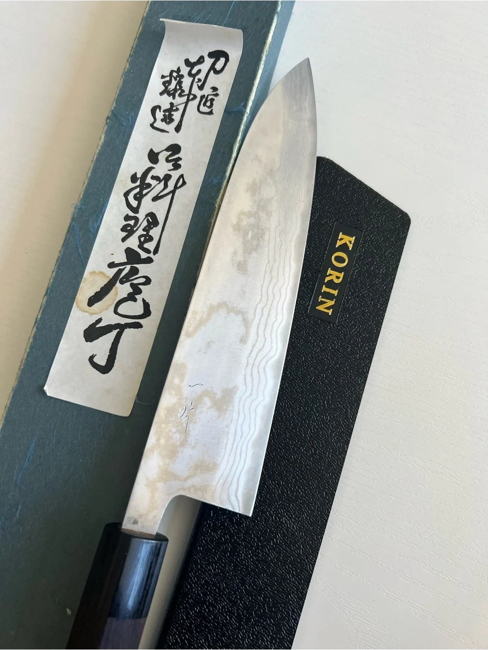 Hitohira GR blue #2 Damascus Gyuto (210mm) kitchen knife